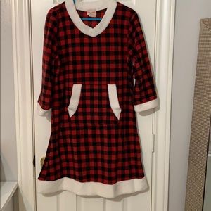 Flannel sleep/lounge dress
